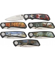 American Hunter Wildlife Six Piece Pocket Knife Set