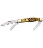 Boker Med Stockman Brown Bone 3 3/8