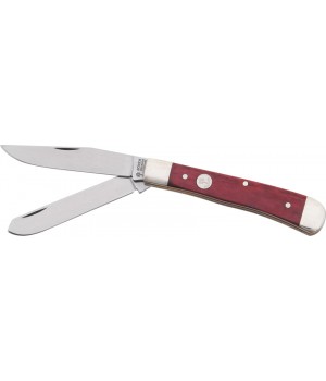 Boker Trapper Red Smooth Bone