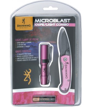 Browning Microblast Knife/Light Combo Pink