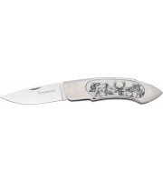 Browning Scrimshaw Mule Deer Lockback