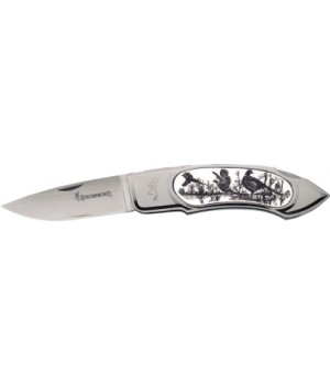 Browning Pheasant Scrimshaw Lockback