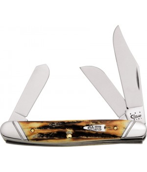 Case Stockman Slanted/Fluted Genuine Stag Series