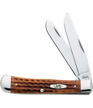 Case Trapper Harvest Orange Bone