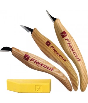 Flexcut Slim-Handle Detail Knife Set