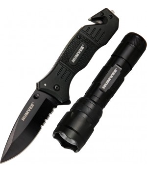 Humvee Tactical Knife and Light Set