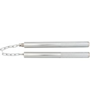 Misc Nunchakus Silver Finish