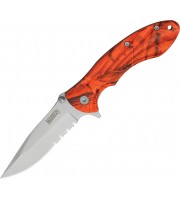 Marbles Linerlock Orange Camo