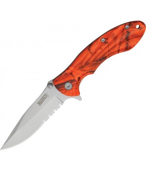 Marbles Linerlock Orange Camo