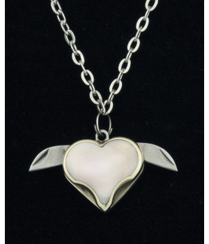 Novelty Cutlery Heart Necklace