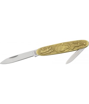 Novelty Cutlery Dog Brass 
Folder