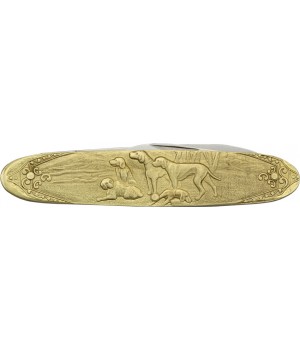 Novelty Cutlery Dog Brass 
Folder