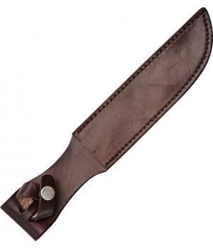 Pakistan Fixed Blade Belt Sheath 
Leather