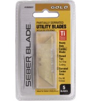 Seber Utility Knife Gold Five 
Pack Replacement Blades