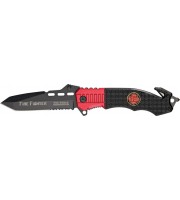 Tac Force Speedster Rescue 
Linerlock Fire Fighter