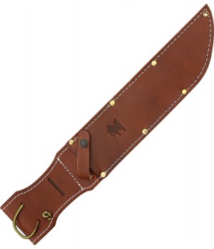 Winchester Bowie Leather/Stag 
Handle