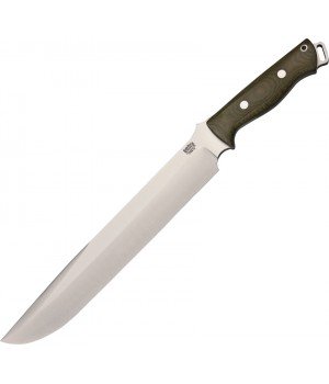 Bark River Bravo III Green Canvas Micarta