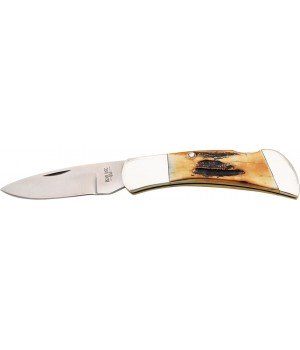 Bear & Son Medium Lockback Stag Bone