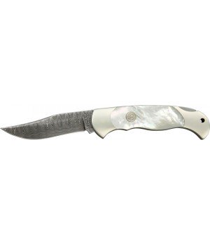 Boker Damascus Lockback Pearl