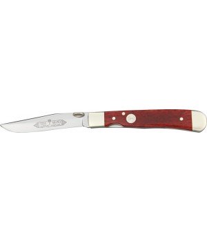 Boker Trapperliner Red Smooth  Bone