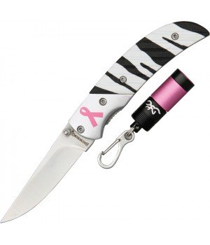 Browning Prism II Zebra Knife/Light Combo  