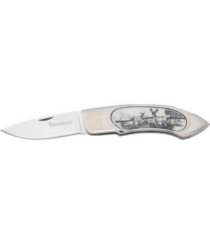 Browning Whitetail Scrimshaw Lockback