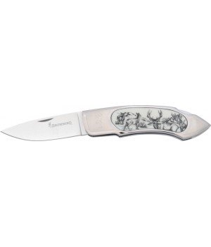 Browning Scrimshaw Mule Deer Lockback