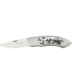 Browning Mallard Scrimshaw Locback