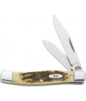 Case Small Texas Jack Amber bone handles