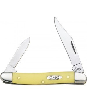 Case Pen Knife Yellow Synthetic Handles