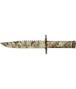 China Hunter's Camo Survival Knife