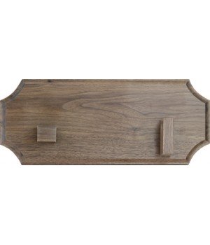 Walnut Bowie Wall Plaque