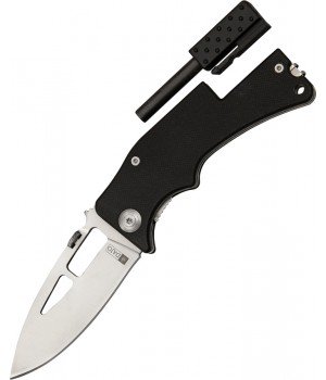 Dajo Element Folding Survival Knife with Removable Swedish FireSteel®