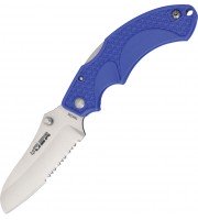 Fox USA Vitale Speeps Foot FRN 
Blue handle lockback partial serrated edge