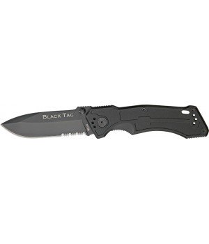 King Cutlery Black Tac tactical Linerlock