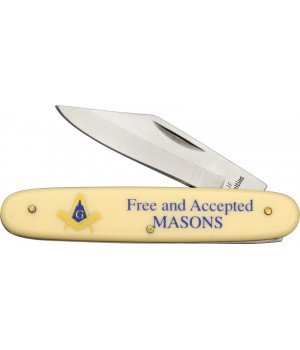 Bear Hunter Masonic Novelty Knife