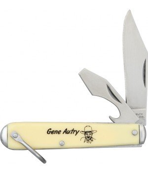 Novelty Cutlery Gene Autry. 
Silver Screen Folder