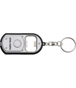 Swiss Tech Key Chain LED 
Flashlight with Bottle Opener