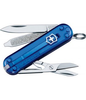 Victorinox Classic Sapphire 
Translucent handles